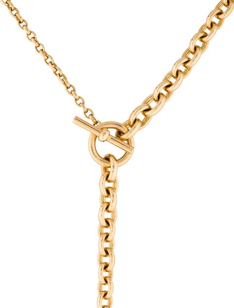 hermes gold plated necklace|hermes jewellery necklace.